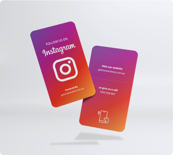 Instagram Review Tap Card