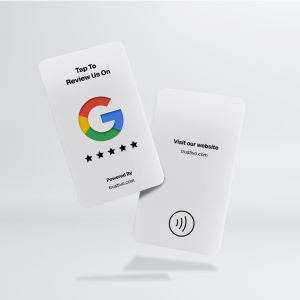 Google Review Tap Card - Matte White