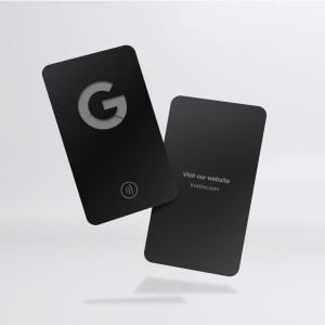 Google Review Tap Card - Minimalist Black