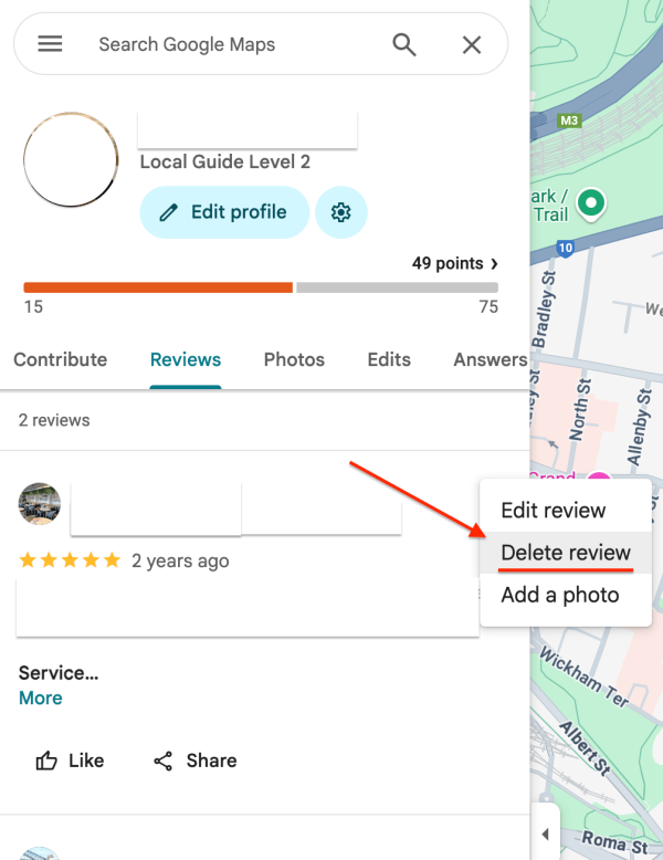 How to remove a review you posted on Google